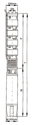 Dynamic Submersible pump S150C (pump-figure)
