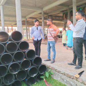 1000 meter HDPE Pipe-line Under Swarupkathi Municipal Water Supply